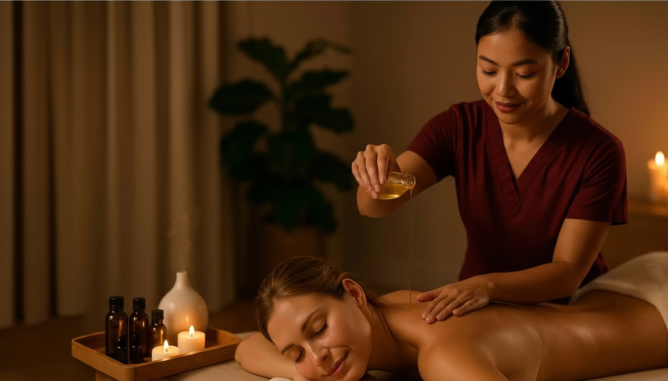 Ayurvedic massage banner